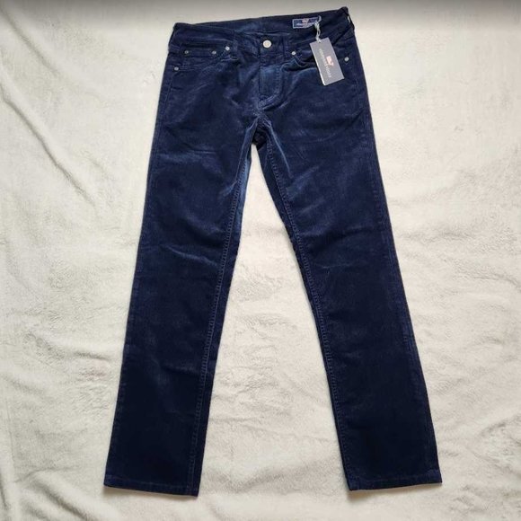 New men's 30x30 Vineyard Vines 5 pocket cord corduroy pants in Blue Blazer